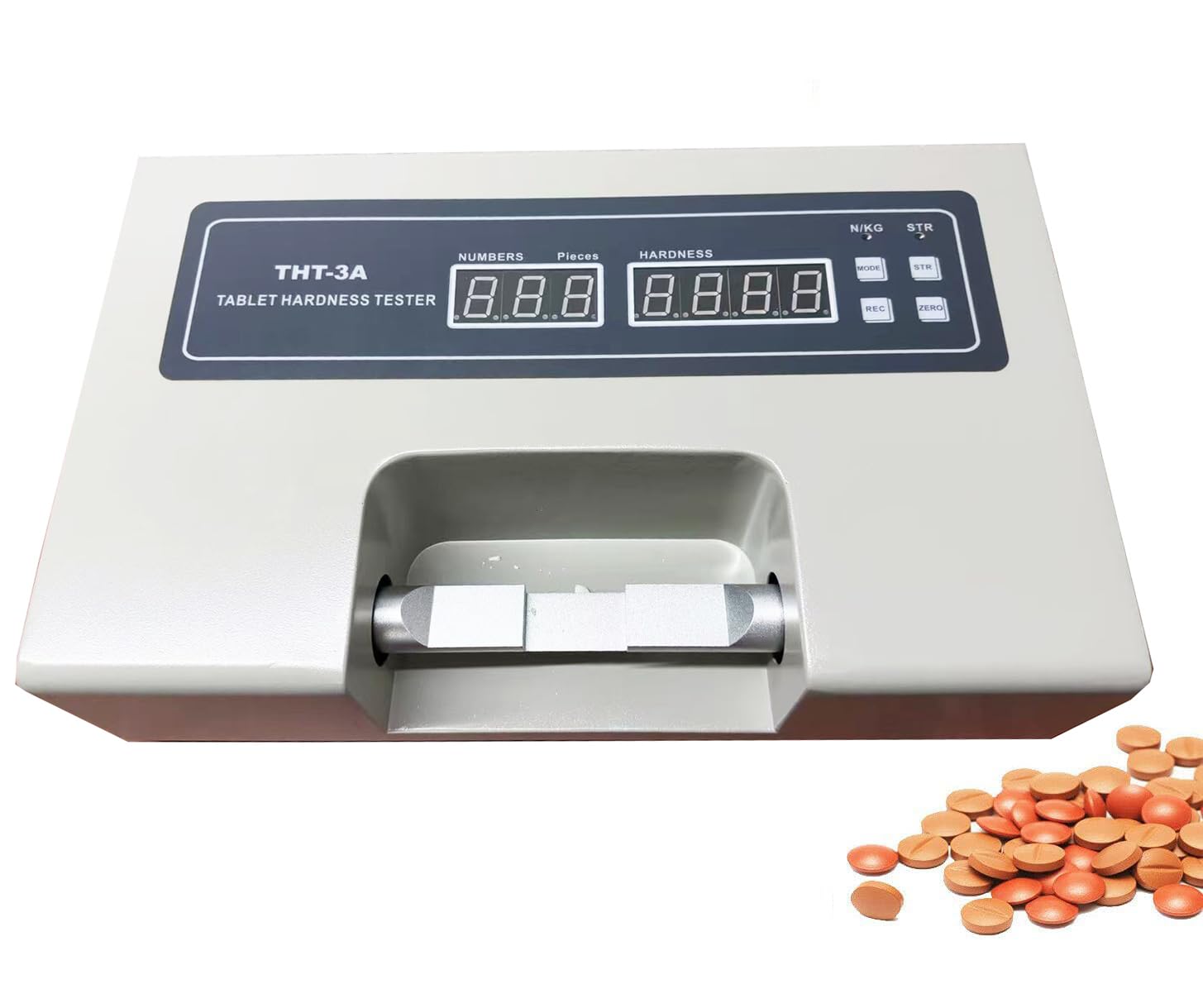 Tablet Hardness Testers Tablet Hardness Testing Equipment with Hardness Range 2 to 199.9N Accuracy ±1.5 Data is Displayed and Locked Automatically Hardness Data is Displayed On LED