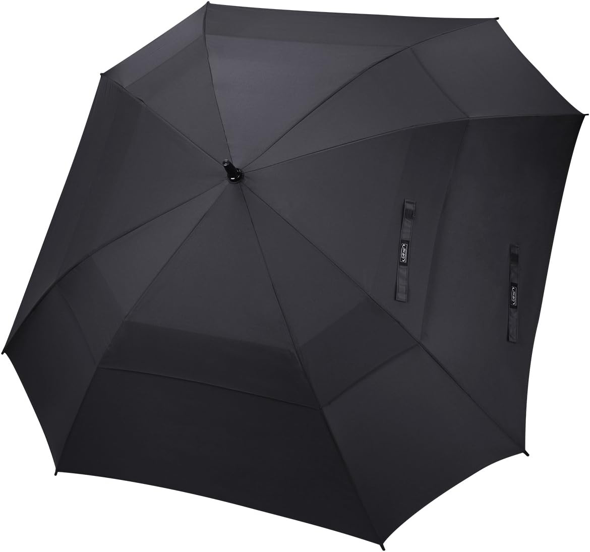 G4Free 62 Inch Automatic Open Golf Umbrella Double Canopy Square Umbrella Extra Large Vented Windproof Stick Umbrellas for Men and Women