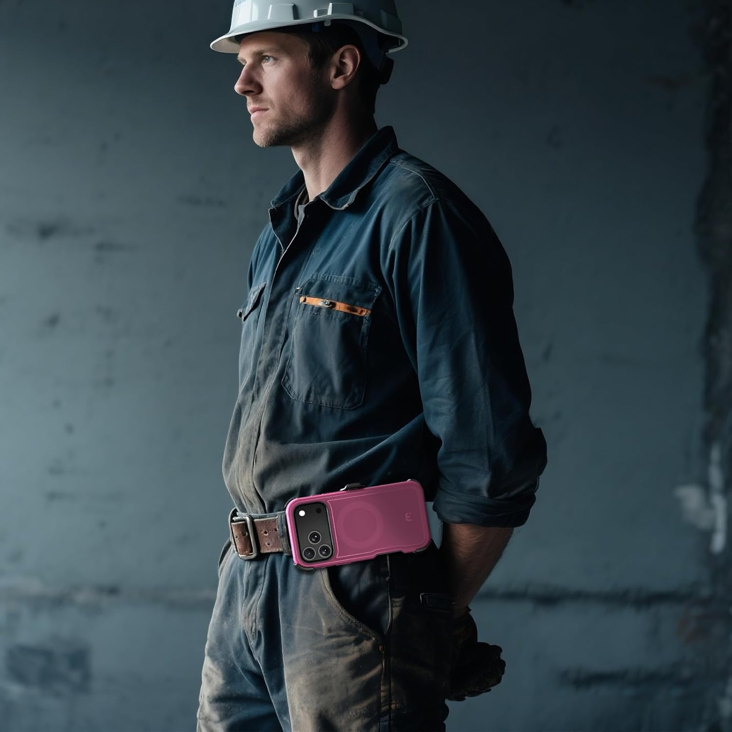 M MYBAT PRO for iPhone 17 Pro Max Case with Belt Clip Holster, Maverick Series 17 Pro Max Case[Compatible with Magsafe] w/Screen Protector,Anti-Drop,with 360°Rotating Kickstand,Heavy Duty Protection - Image 9