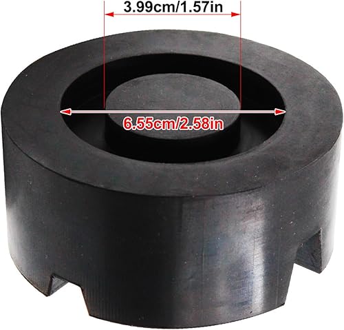 Miniatura 3 de Adaptador universal de almohadillas de soldadura de pellizco, almohadillas de goma para piso con ranuras para protector de riel de marco, kit de