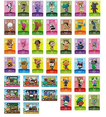 FNRNDS NFC Mini Cards for Animal Crossing New Horizons Amibo Cards Compatible with Switch Lite New 3DS (42)