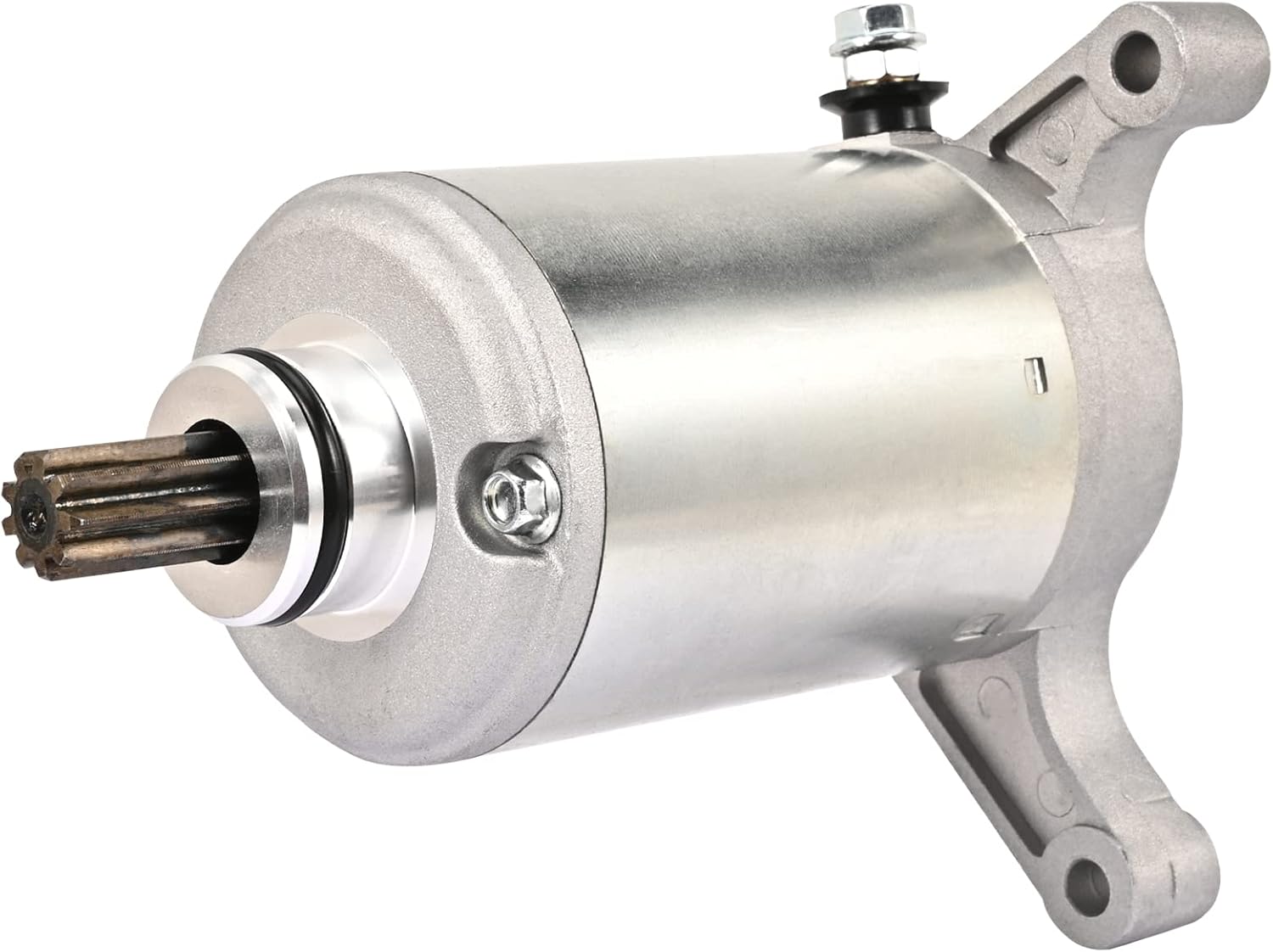 Starter Motor Compatible with Yamaha Warrior 350 YFM350 1987-2004, 1987-2013 YFM350 Warrior Kodiak Moto-4 Big Bear YFM 350 Raptor 350, 12 Volt CCW 9-Tooth Spline 1UY-81890-00-00 SMU0065