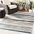 Luxe Weavers Tower Hill Abstract Blue 6x9 Area Rug