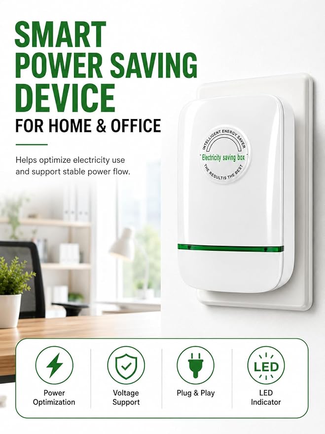 4 Pack Caja Ahorradora de Electricidad para Hogar y Oficina miniatura 2