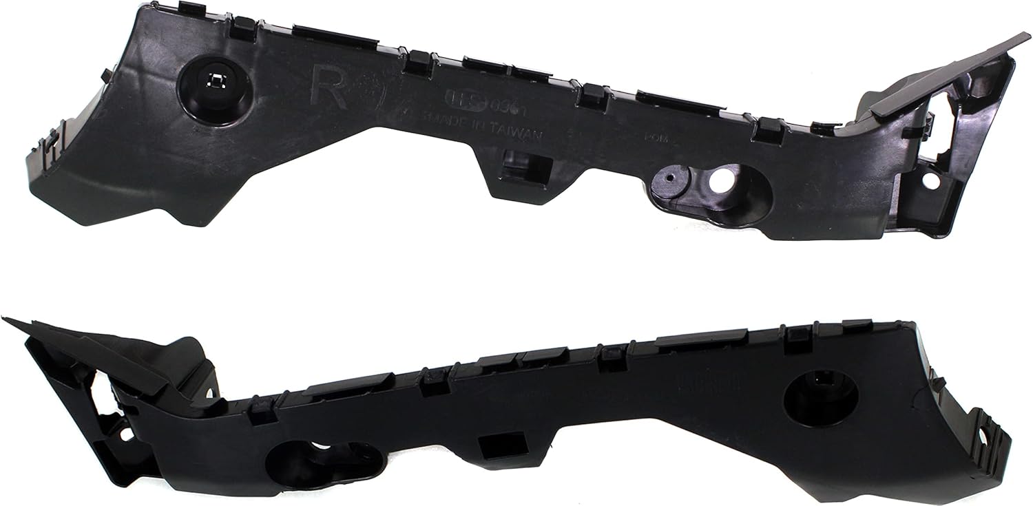 Evan Fischer Juego de retenedores de parachoques compatible con Mazda 3 Sedan MA1133101 MA1132101 trasero 2010-2013