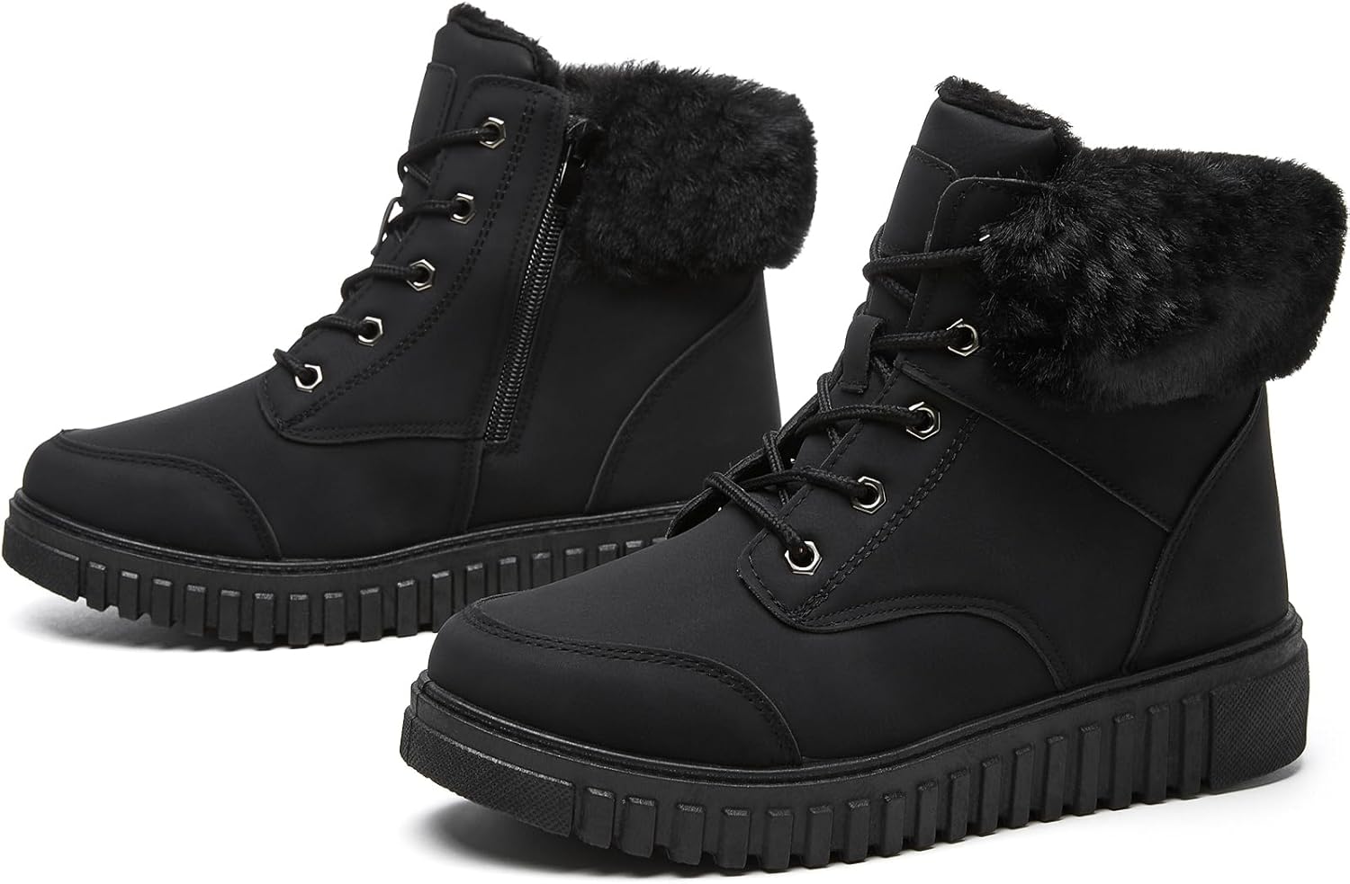 ZGR Women's Snow Boots - Waterproof Ankle Booties