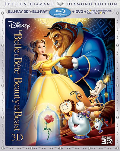 Beauty and the Beast (version française) [Blu-ray 3D + Blu-ray + DVD + Digital Copy] [Blu-ray]