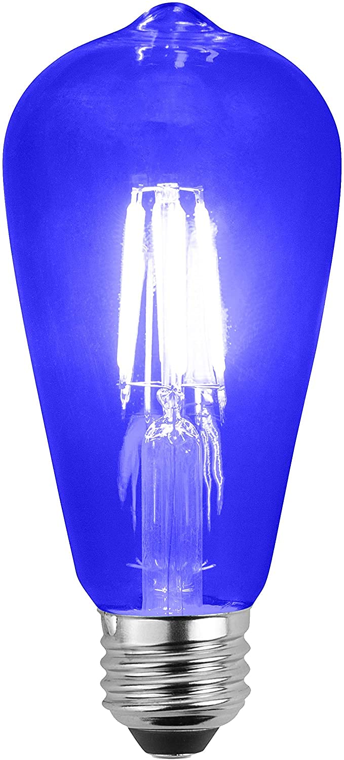 URM Enterprises Antique Pendant Filament Bulb for Your Home Restaurant Cafe Bar Shop Office & Hotel Reception Indoor-Outdoor Decoration. (Blue)-image-17