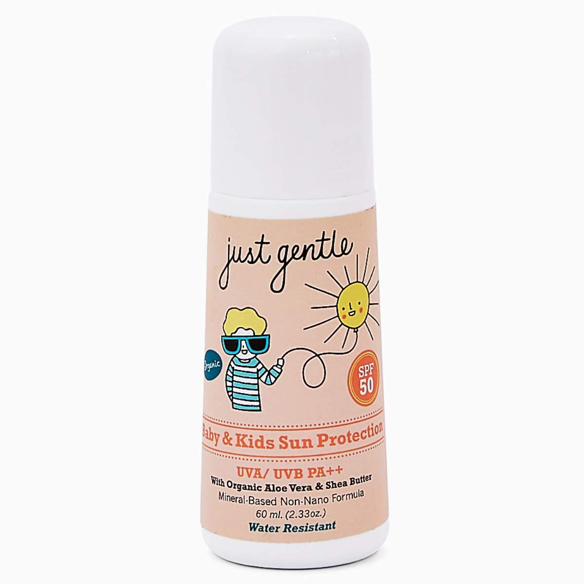 Just Gentle Organic Baby & Kids Sun Protection SPF 50 Roll On