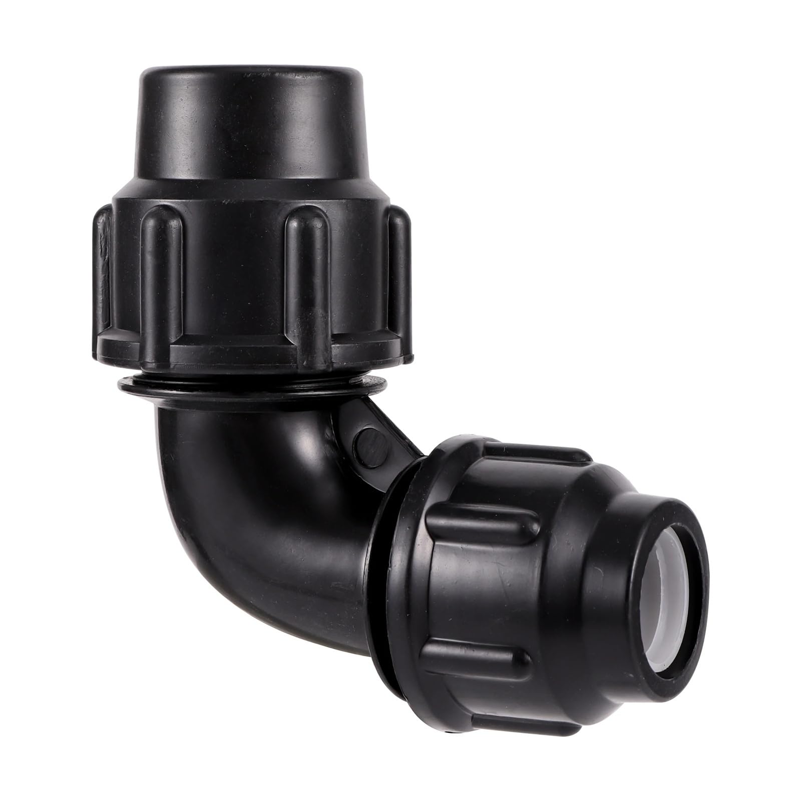 Codo de unión de 25-20 mm para evitar fugas en tubería de plástico PE