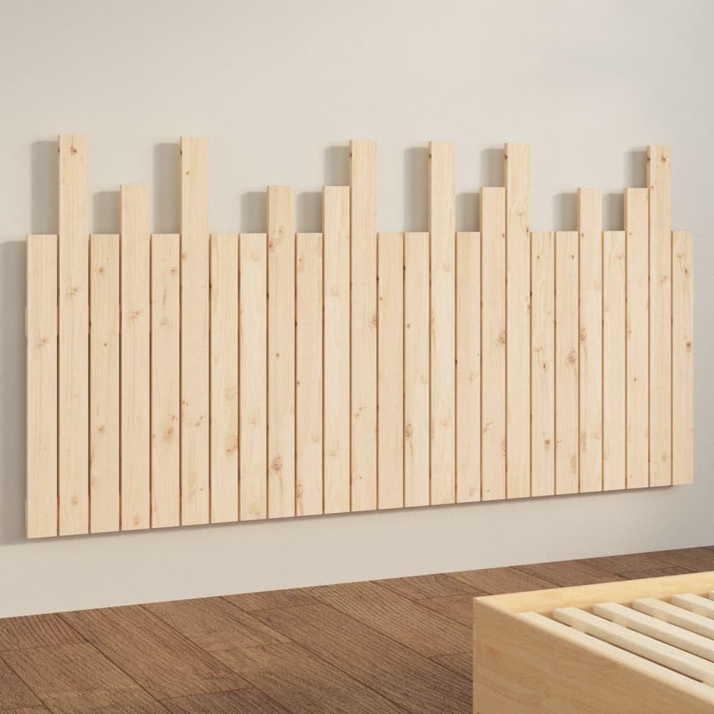 824798 Testiera da Parete 159,5x3x80 cm in Legno Massello di Pino Testata in Legno,Testata Letto Matrimoniale Muebles Dormitorio Spalliera Letto Testiere per Letto Matrimoniale