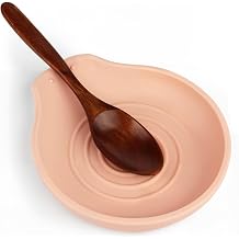 Spoon Rest for Stove Top, Set of 1 Silicone Spoon Rest for Kitchen Countertop, Heat-Resistant Utensil Rest for Spatula, Tongs or Spoon