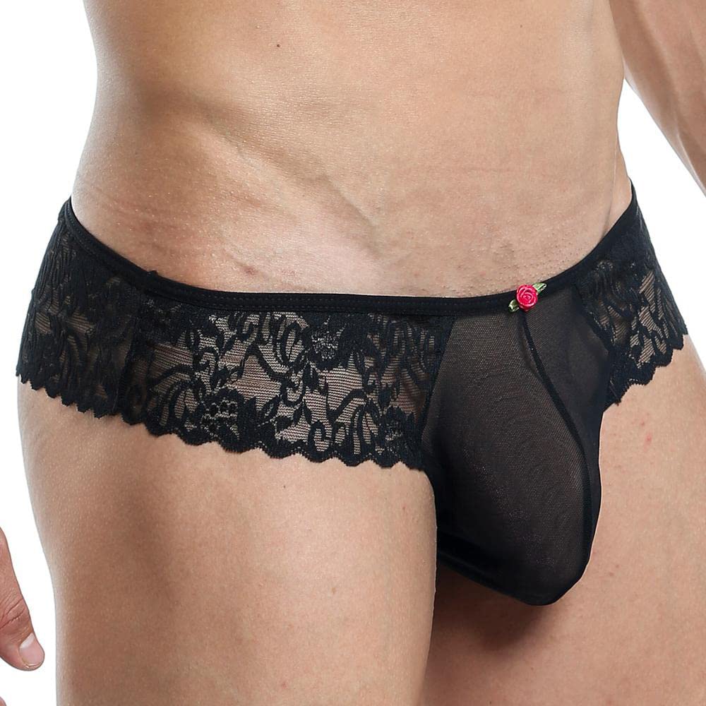 LEADWORTMen's Latest & Stylish Nylon Spandex Bikini Underwear (LD-ML-07381)