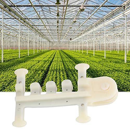 Kas Katrol Accessoire Duurzaam Anti-Rollover Vent Gelekte Katrol Apparaat 10 stks Kas Fix Tool voor Kas(wit) - Afbeelding 4