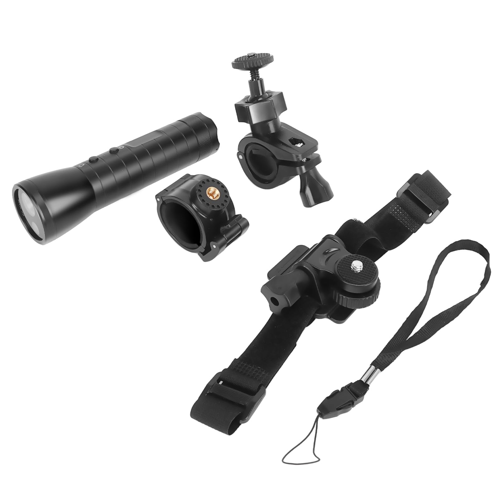 Yctze Action Cam HD 080P per Casco da Motociclista con Staffa Fissa e - Ideale per Ciclismo, Motociclismo e attività all'aperto