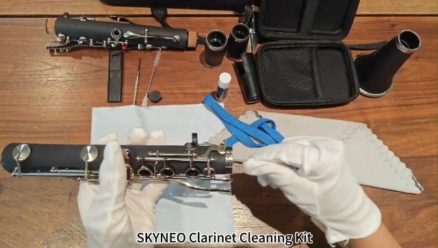 Kit Di Pulizia Per Sassofono SKYNEO, Kit Di Pulizia Per Sassofono Skyneo Kit Di Pulizia Per Clarinetto Con Kit Di Manutenzione Tampone Per Grasso Di Sughero Cuscinetti Per Bocchin~p121906627