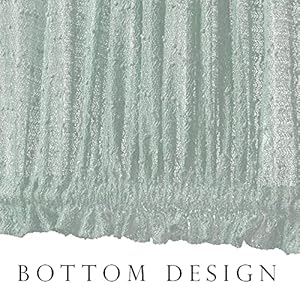 Green Pom Pom French Door Curtains Light Filtering Rod Pocket Panel 72 Inch Long Boho Dot Sidelight Voile Curtain for Glass Door Patio Front Sliding Door Tieback Included, Set of 2 Green Pom Pom French Door Curtains Light Filtering Rod Pocket Panel 72 Inch Long Boho Dot Sidelight Voile Curtain for Glass Door Patio Front Sliding Door Tieback Included Set of 2