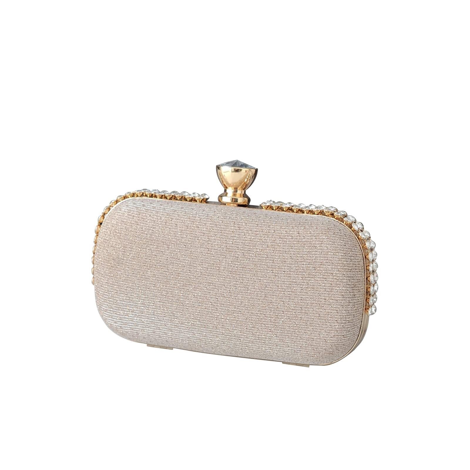 Elegante Damen-Umhängetasche mit glitzernden Strasssteinen