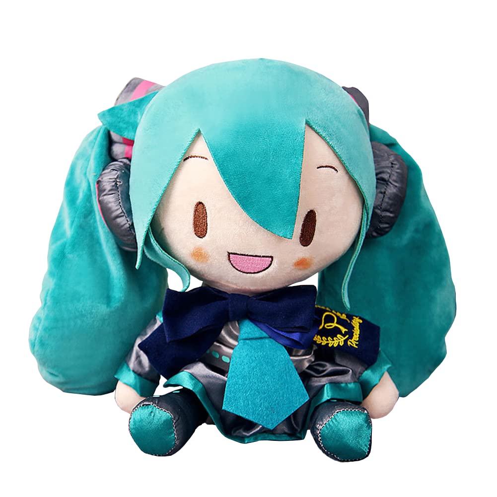 Xinchangda Miku Plush Figures Anime Miku Stuffed Plush Figure 33cm Sitting Character Soft Anime Cushion Home Plushies Pillow Sofa Decoration Bedding Gift — image 1