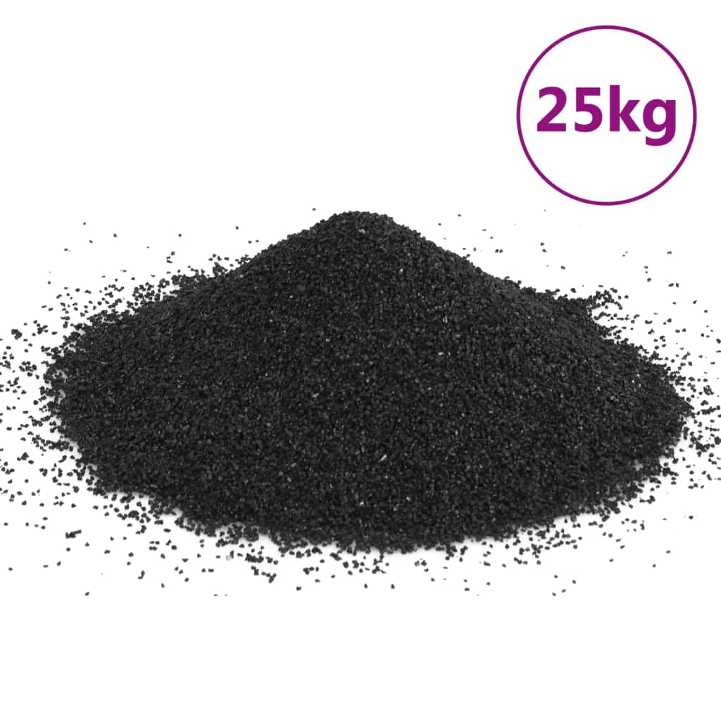 INLIFE Aquariensand 25 kg Schwarz 0,2-2 mm,Tier- & Haustierbedarf,Haustierbedarf,Aquaristik,Bodengrund für Aquarien,Schwarz,26.15 KG,155294