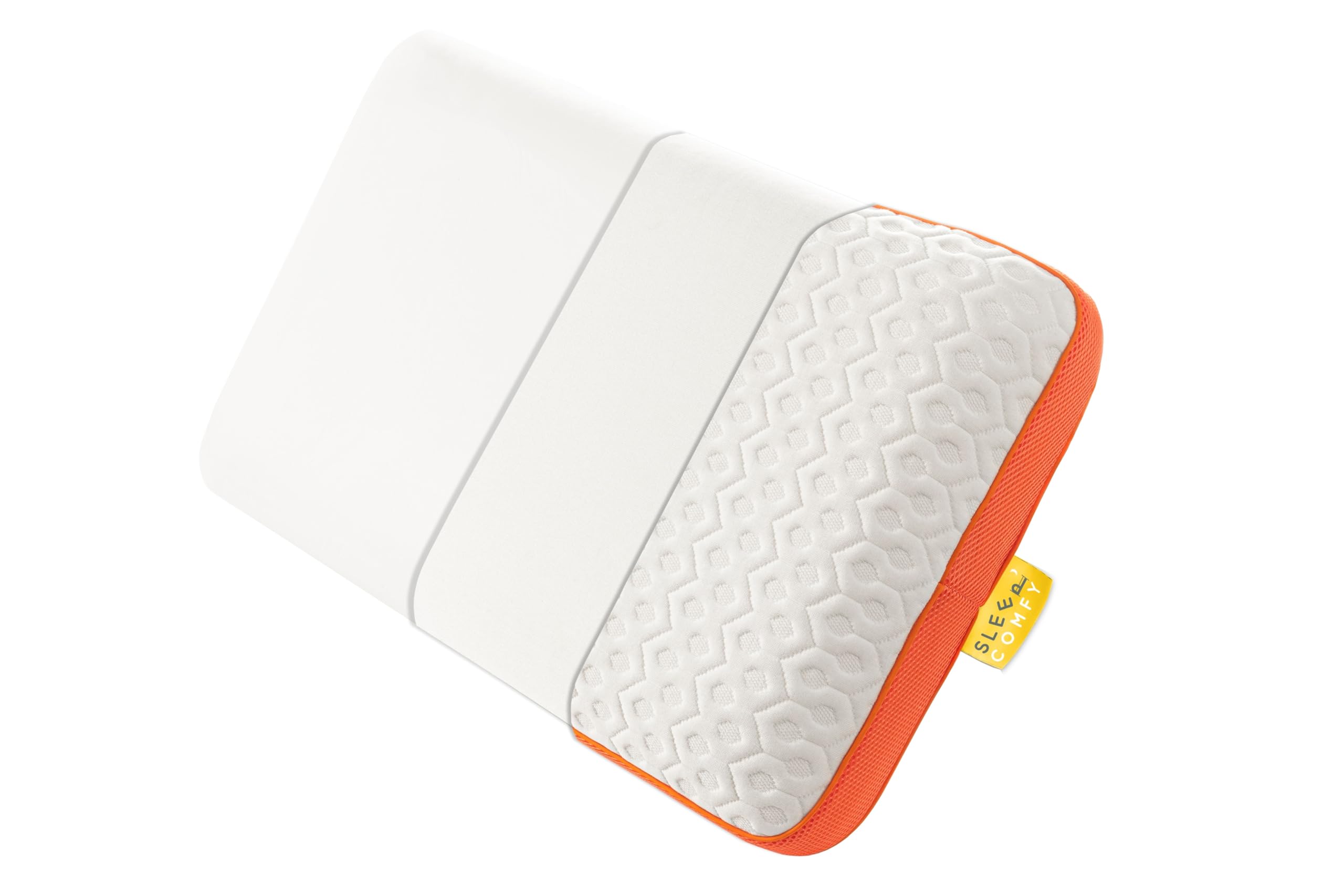 SLEEP COMFY Cuscino cervicale di lusso, in memory foam, ergonomico e ortopedico, con durezza, certificato Oeko-TEX, per tutti