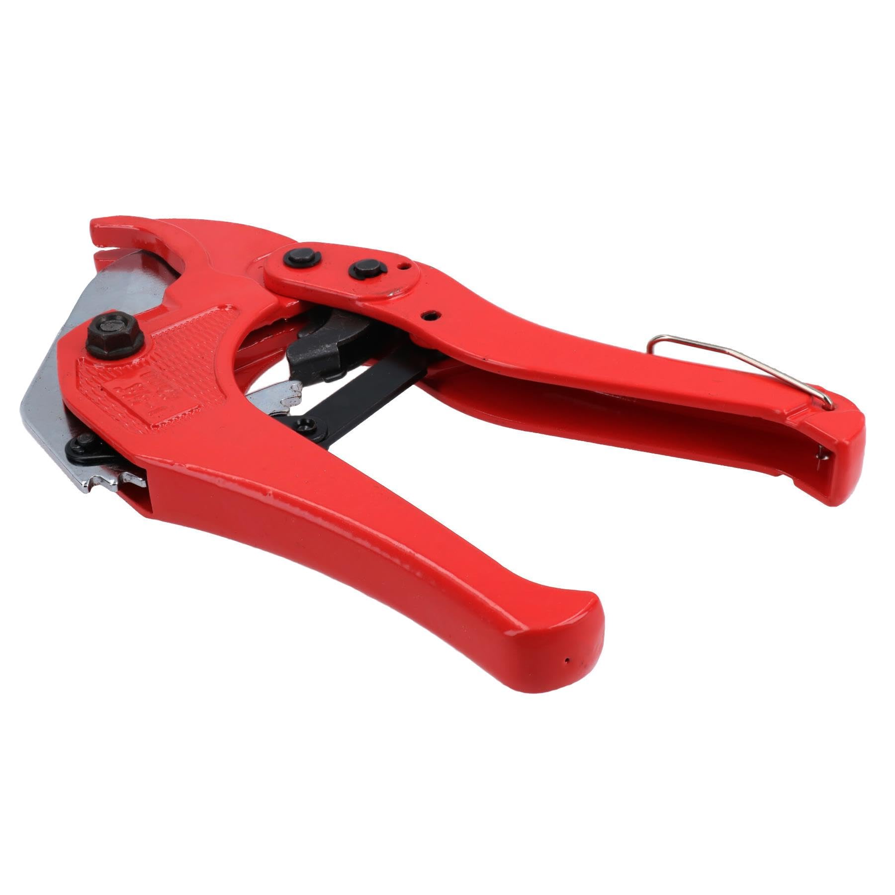 Ratcheting Plastic PVC Tube Cutter For Pipes Up To 42mm Plumbing Cutting Tool