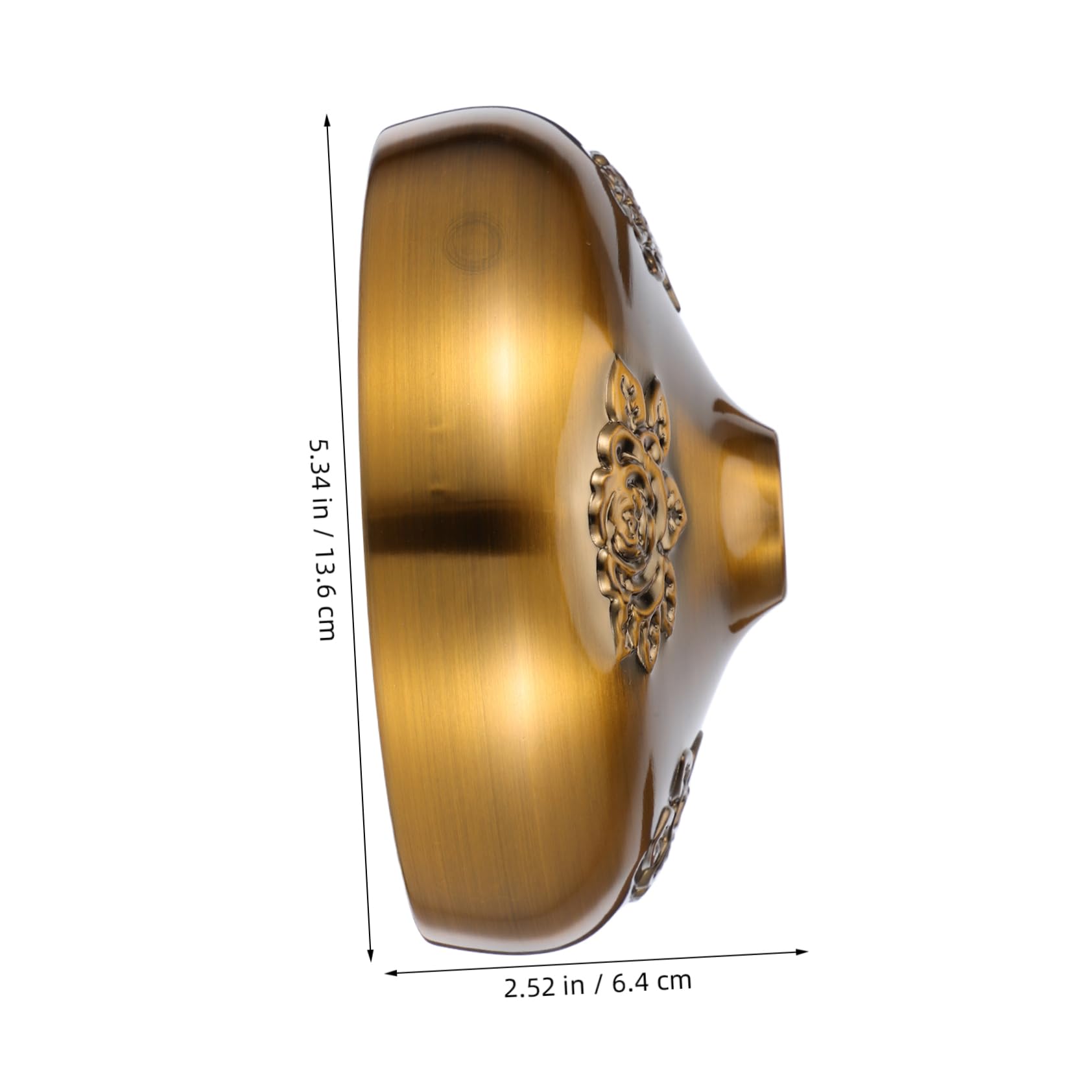 VILLCASE Elegant Flower Pattern Table Lamp Base with Sturdy Metal Design for Bedroom and Study Decor Charming Rose Spire for Unique Lighting Atmosphere