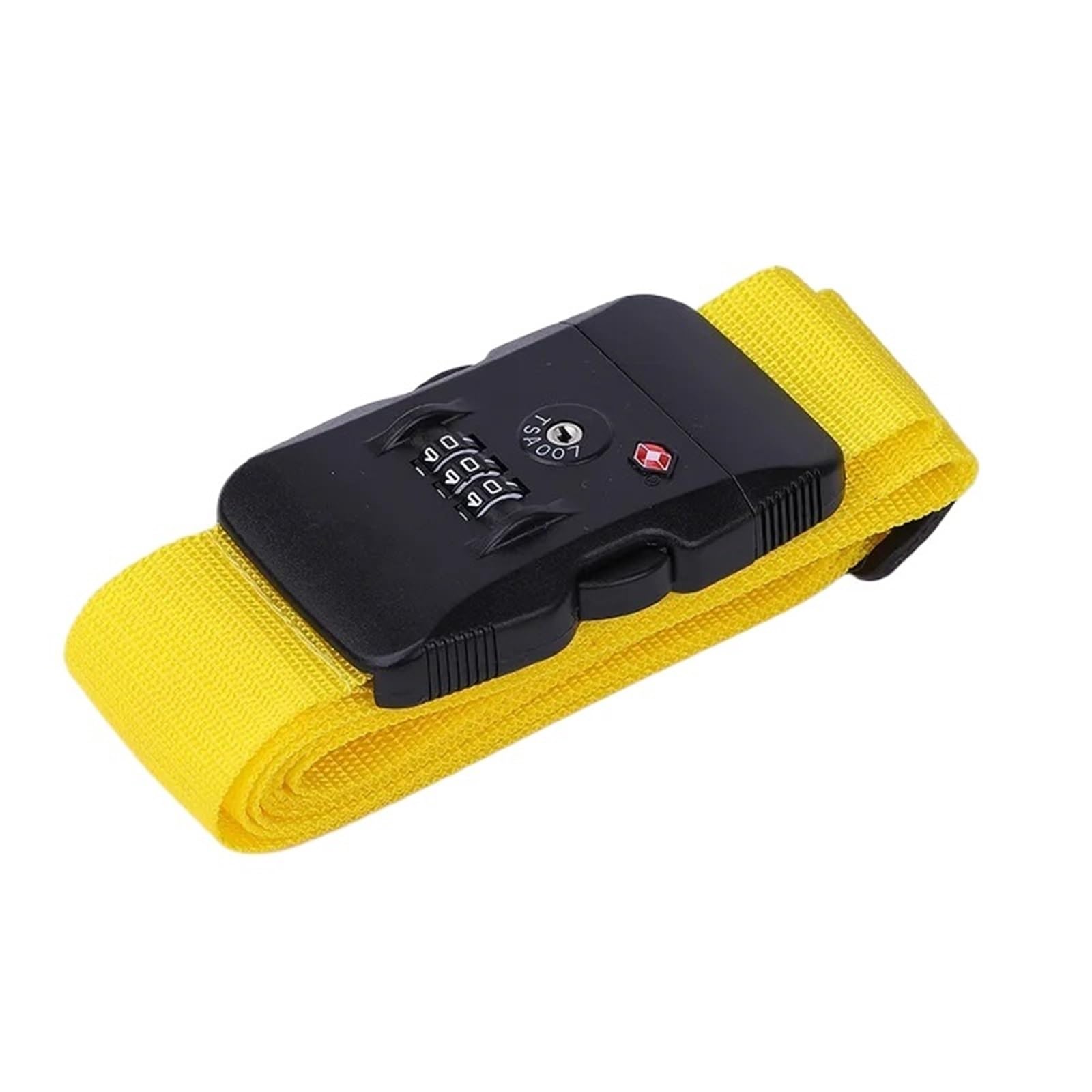 4 Stücke Schloss Gepäck Gürtel Mit Passwort Einstellbare Reise Koffer Band Seil Riemen Zubehör Für Reisen Und Flugreise(Yellow)