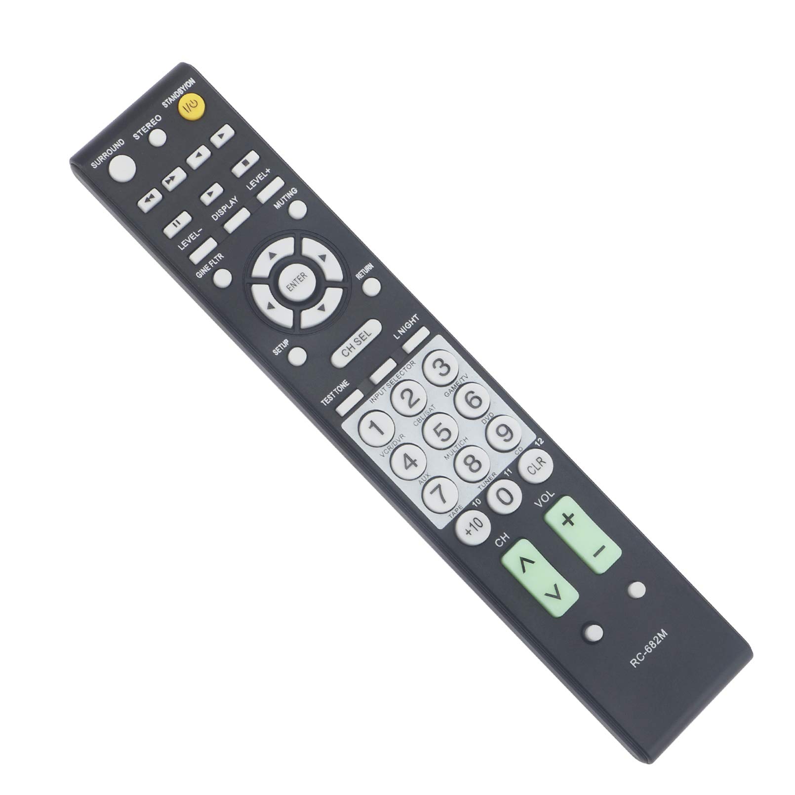 VINABTY RC-682M pilot zastępczy do ONKYO AV XSR504 TXSR50 SR605B SR605S HTS680 HTS780 HTS787C HTS790 HTR330 HTR340 HTR550 HTR550S HTR57 HTR940 HTR940. RC-681M RC-606S RC-607M SR603 SR502 SR504
