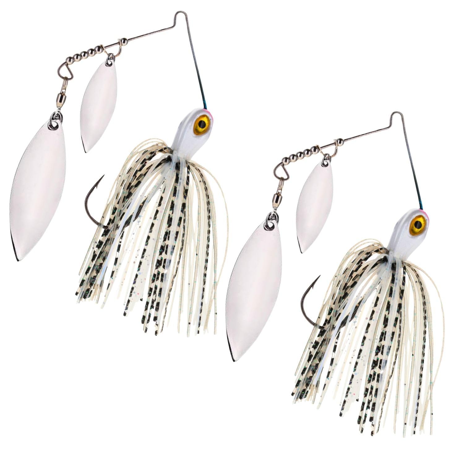 Reaction Tackle Tungsten Spinner Bait- 3/8 oz - Tennessee Shad (Pack of 2)