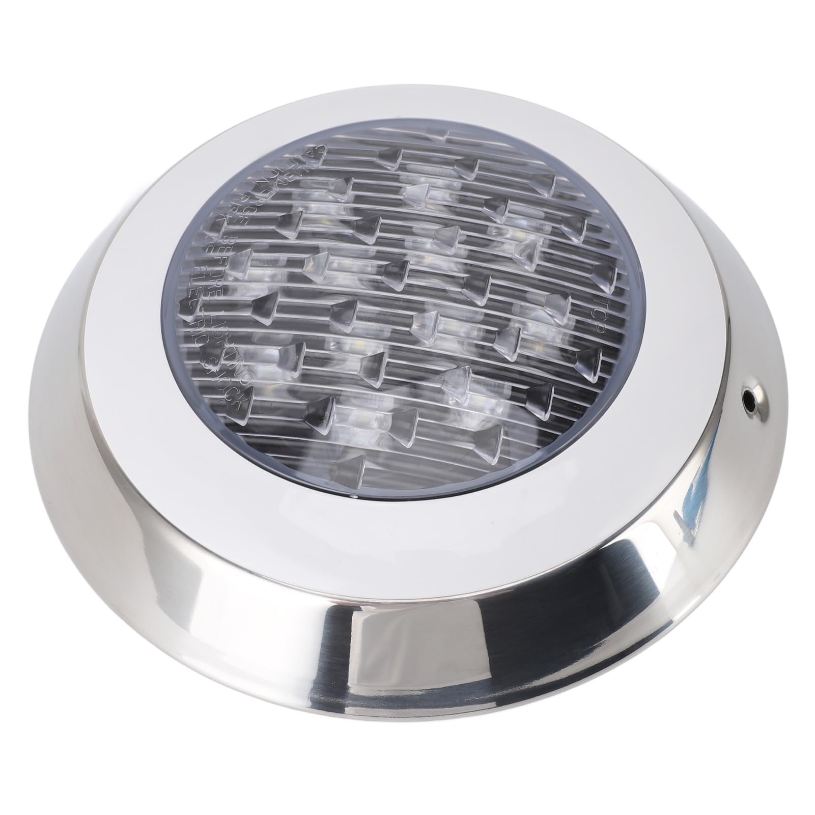 Ejoyous Tauchbare Poolleuchte, ABS-Unterwasser-Poolleuchten, 24 V, warmweiß, 3000 K, wasserdichte LED für Pool, Teich, Bad, Spa, Dekorative Beleuchtung (12W)
