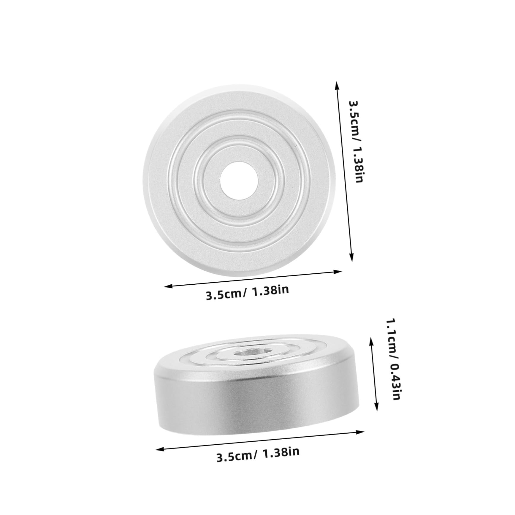 Levemolo Vinyl Weight Phono Disc Stabilizer Turntable Mat Record Platter Slipmat Record Clamp Weight for Vinyl Professional Stabilizer