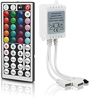 Vista 12 de RGBZONE Controlador WiFi RGB LED de 4 pines, Controlador de tira de luz LED inteligente de 2 puertos, DC 5V/12V/24V para tiras de luces SMD 5050