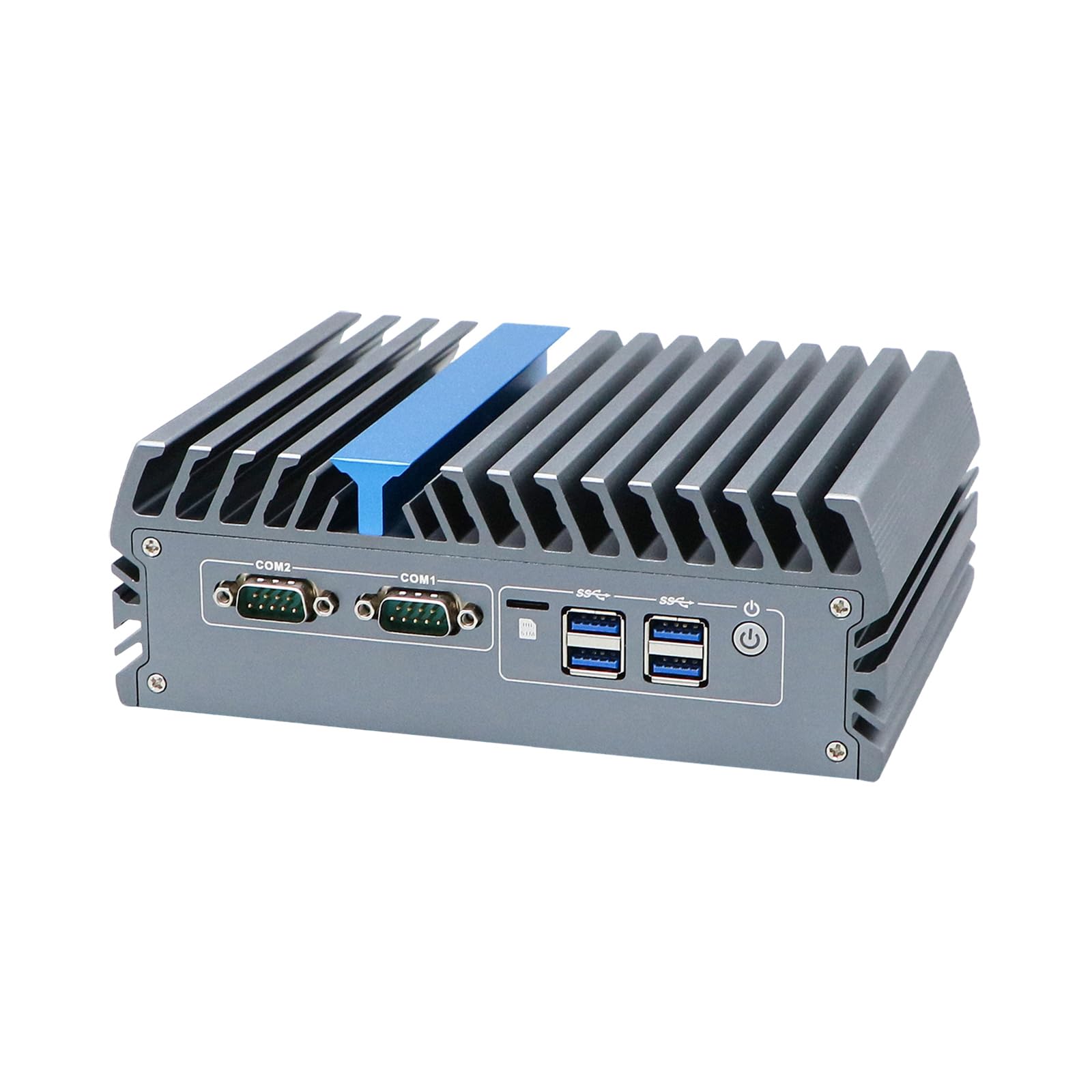 Embedded Industrial Computer, Mini PC, I7 1255U, Windows 11 / Linux Ubuntu, IX21, 3 x HDMI, 3 x LAN, SIM Slot, Expandable GPIO 9～36V Wide Voltage Power, 32G RAM, 512G SSD