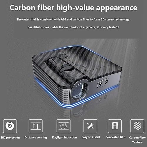 Miniatura 2 de 1 pares de luces LED con logotipo personalizado, fibra de carbono, puerta de coche, cortesía, luces de bienvenida, luces LED de sombra