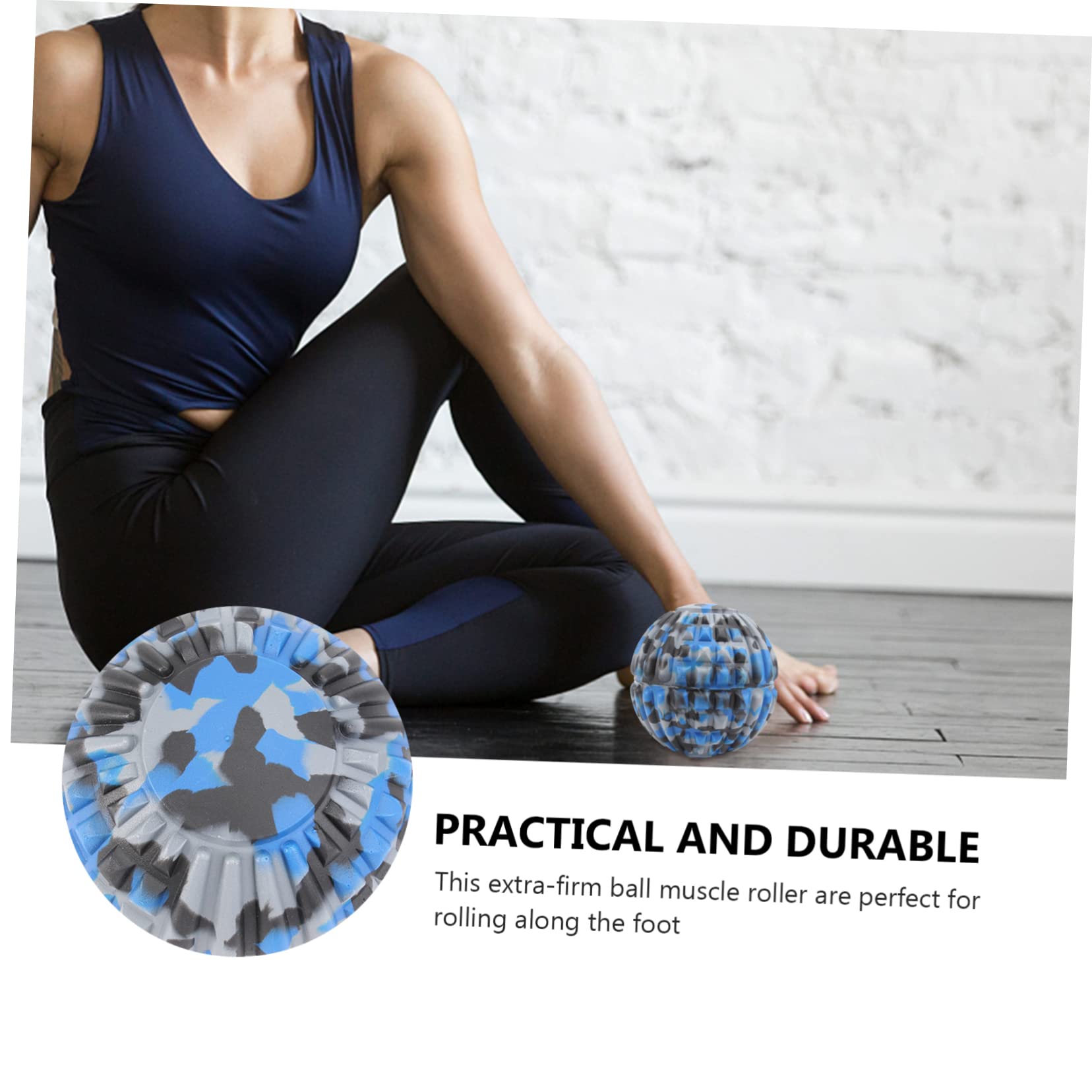 Beavorty 2 Stücke Fitness Roller Tiefe Gewebe Massage Yoga Für Fuß Trigger Punkt Massage Kein Geruch Einfach Zu Bedienen
