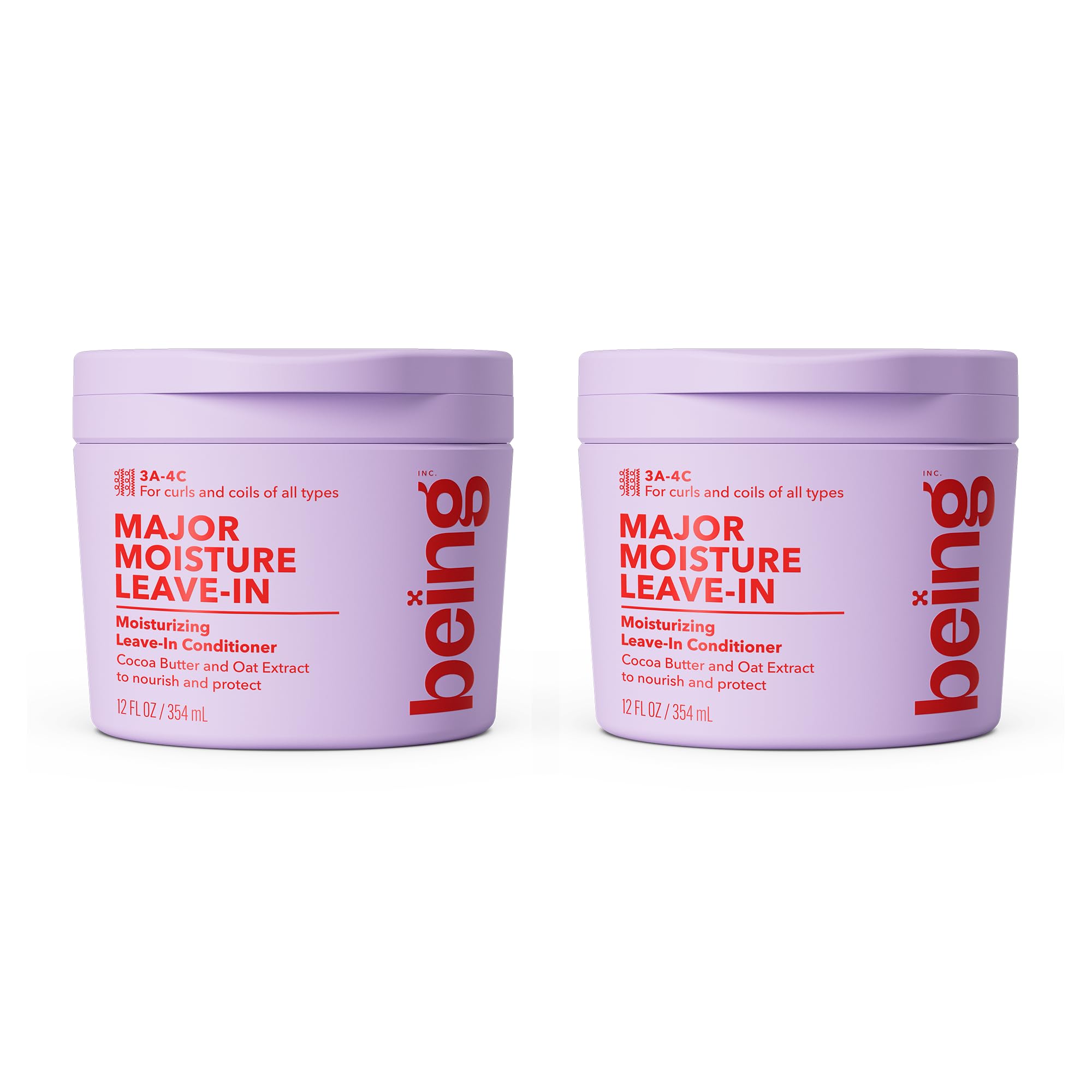 being MAJOR MOISTURE Moisturising Leave-In Conditioner 354mL(Pack of 2)