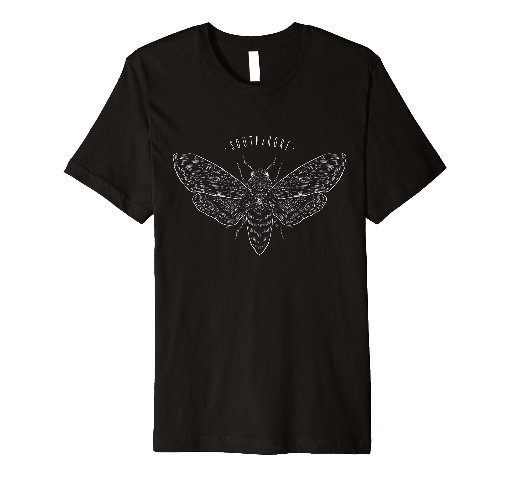 Death Moth Neo-Traditional Tattoo Design T-shirt