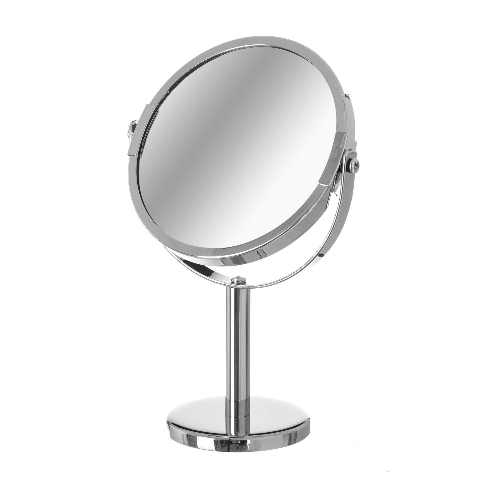 UNIMASADouble Mirror 2 Magnifications Metal Chrome 14 x 7.50 x 21.50 cm Mirror 12.50 cm.