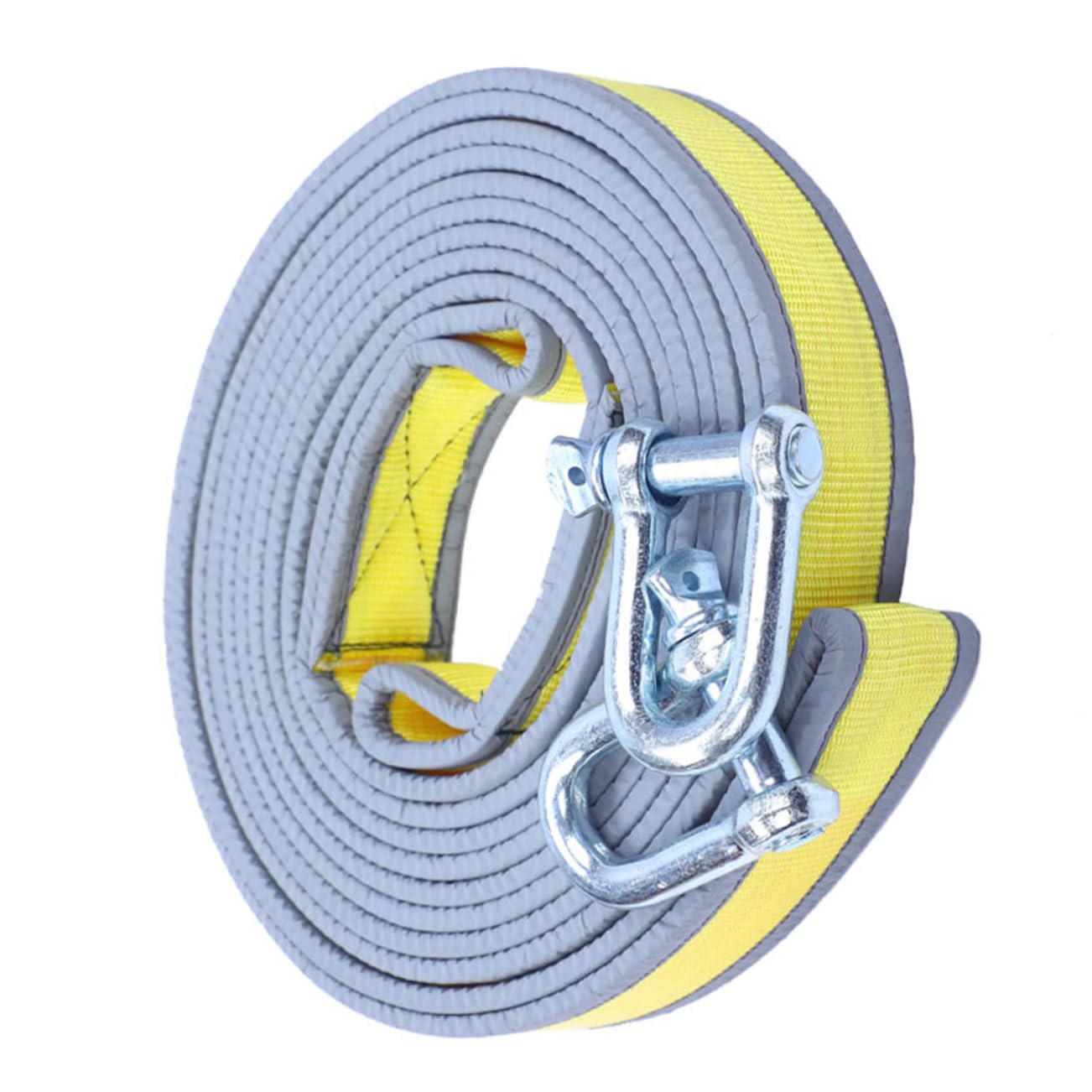 SOLUSTRE 1 Satz Robustem Abschleppseil Nylon mit Haken für Sicheres Abschleppen Notfällen für Autos und Anhänger