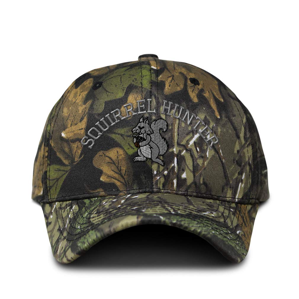 Camo Baseball Cap Squirrel Hunter Embroidery Hunting Dad Hats for Men & Women