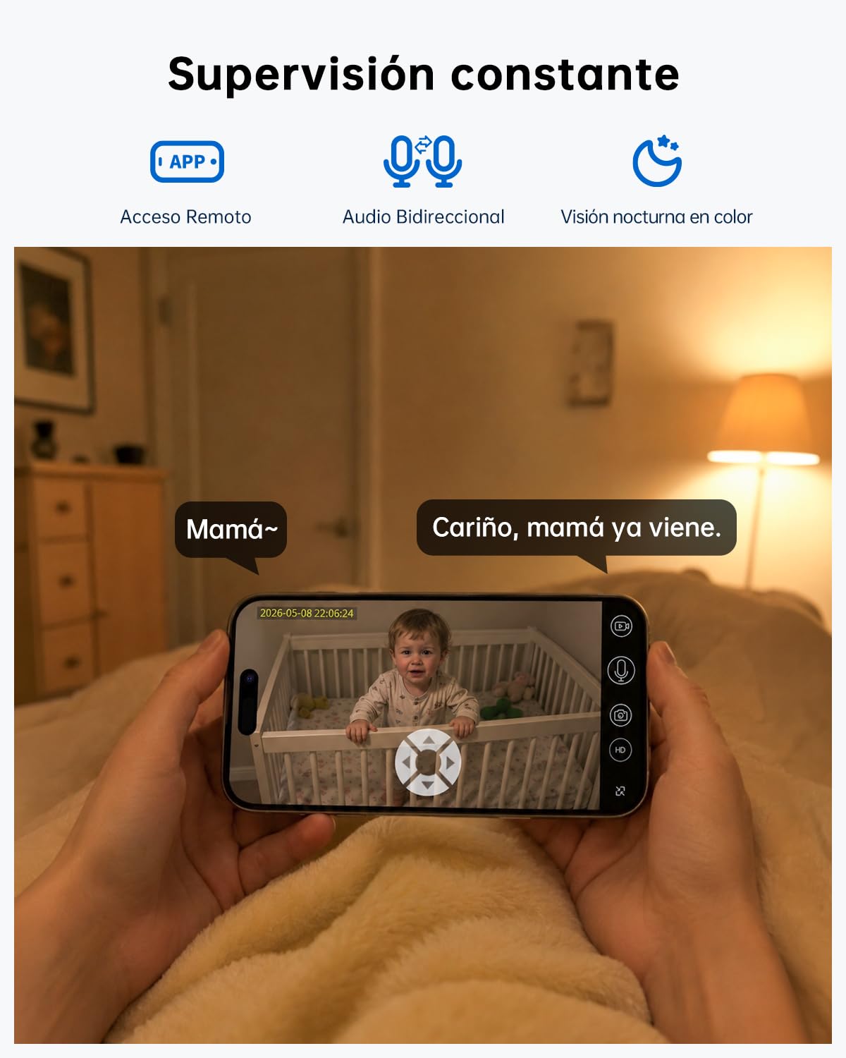 NUASI 4G LTE Camara Vigilancia Interior con Tarjeta SIM Inalámbrica, 2K HD | 360° PTZ IP Cámara de Seguridad con Batería, sin WiFi, Visión Nocturna a Color, Detección de PIR, Audio Bidireccional, IP66