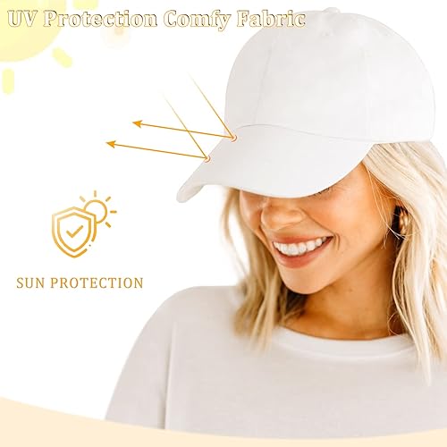 Miniatura 6 de Gorra de béisbol con extensiones de cabello, peluca ajustable, gorra corta y recta de 14 pulgadas, peluca sintética para mujer, rubio ceniza mezcla