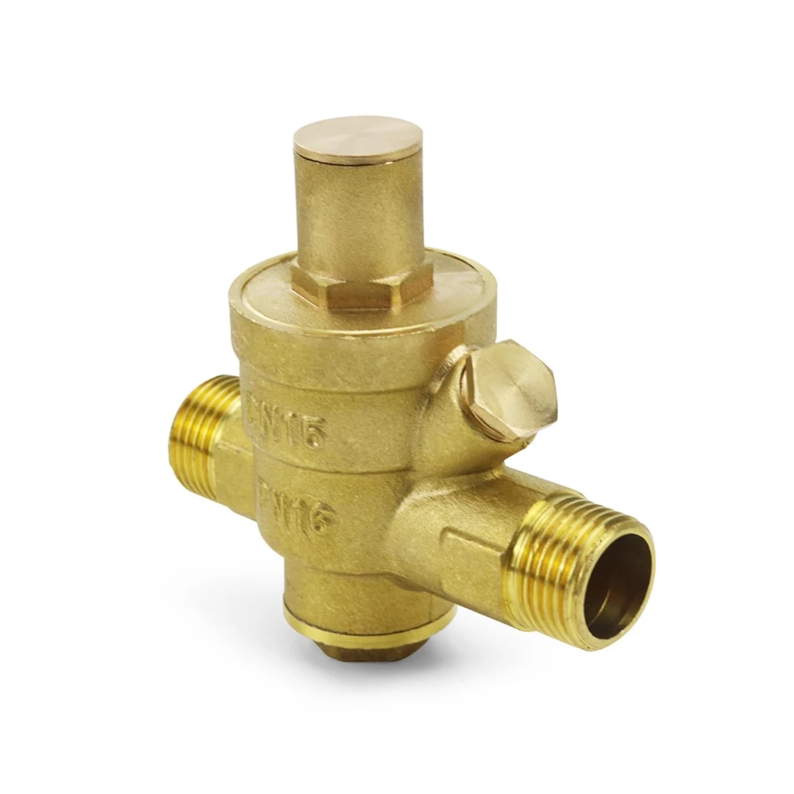 Régulateur De Pression 1/2" 3/4" 1" 2" Male/Female Thread Brass Tap Water Pressure Reducing Maintaining Valve DN15/DN20/DN32/DN50 Adjustable Relief(DN32 Female)