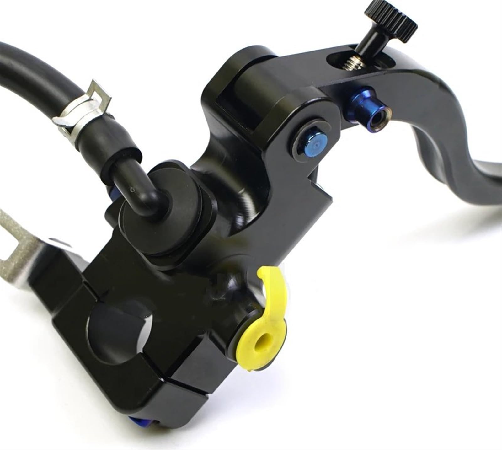 Frizione idraulica universale della pompa freno a leva 22mm con montaggio radiale 17.5RCS Moto Leve Freno(Black Right Brake)
