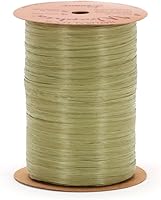 Vista 22 de Berwick Offray - Cinta de rafia mate de 1/4 pulgadas de ancho, marrón chocolate, 100 yardas