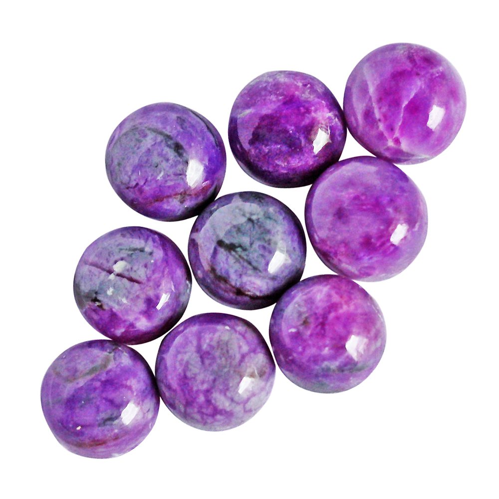 ABC Jewelry Mart 14MM Round Shape, Natural Purple Sugilite Gemstone Cabochon Supplier, Gemstone ForM