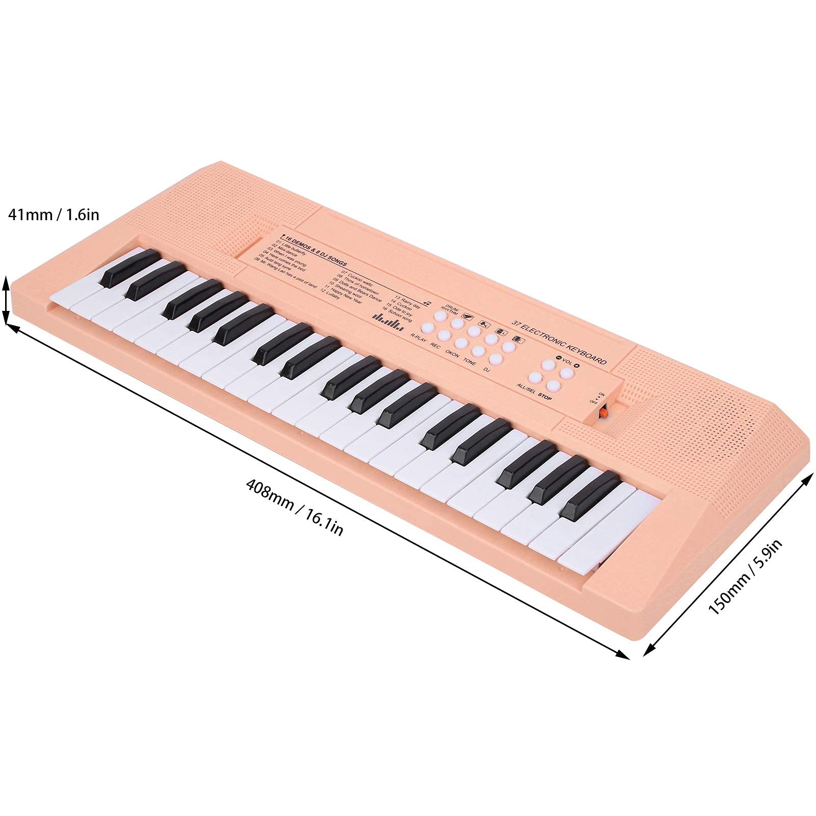 Jouet instruments électriques clavier 37 touches jouets électroniques de musique Jouet instruments électriques clavier 37 touches jouets électroniques de musique