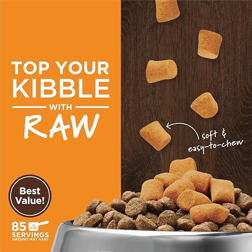 Vista 27 de Instinct Raw Boost Mixers Skin & Coat Health - Alimento para perros liofilizado, bolsa de 12.5 onzas