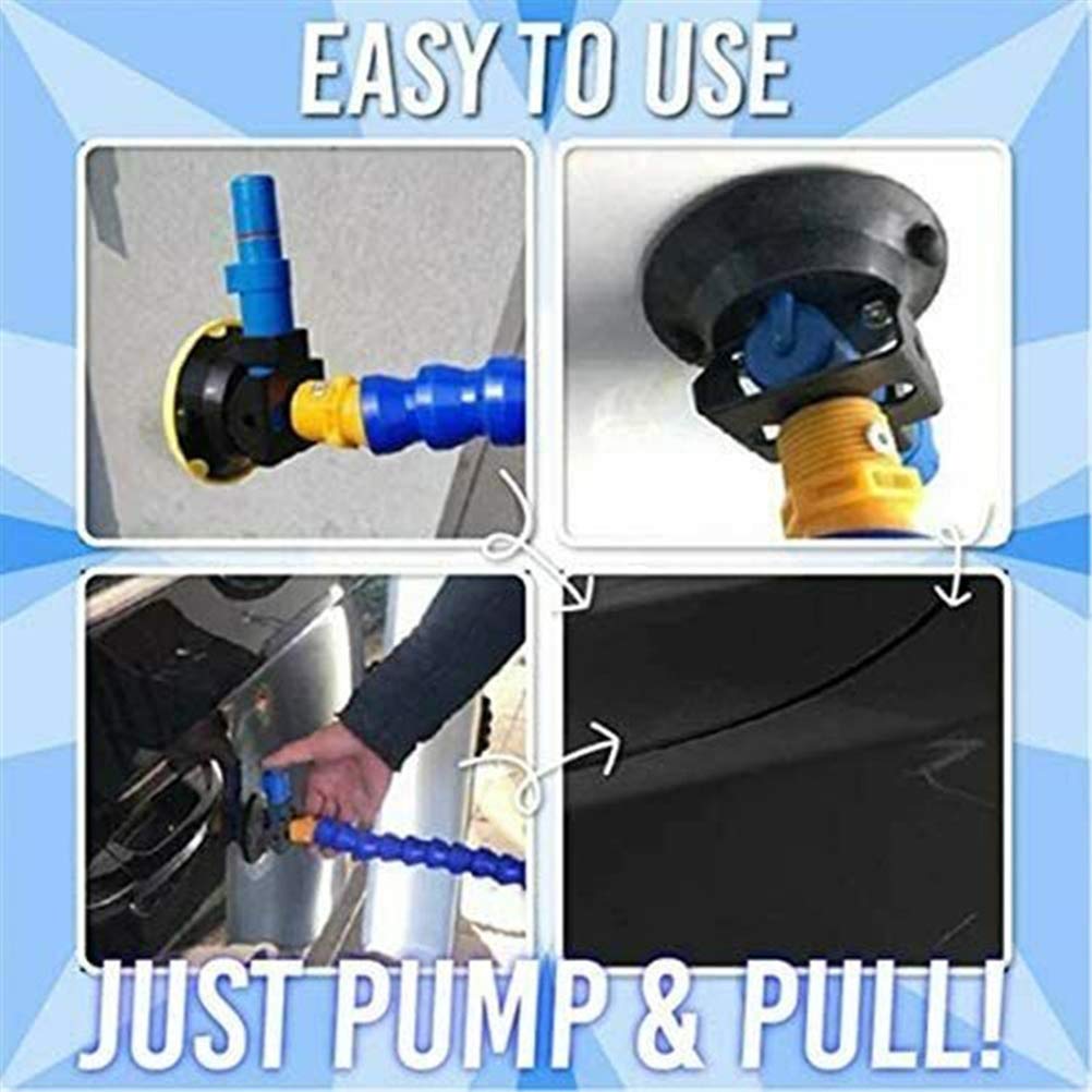Fyearfly Kit professionale di riparazione ammaccature con pompa ad aria e grande ventosa, struttura in nylon e gomma ad alta resistenza, lunghezza 45 cm, per riparazione fai da te di danni da grandine